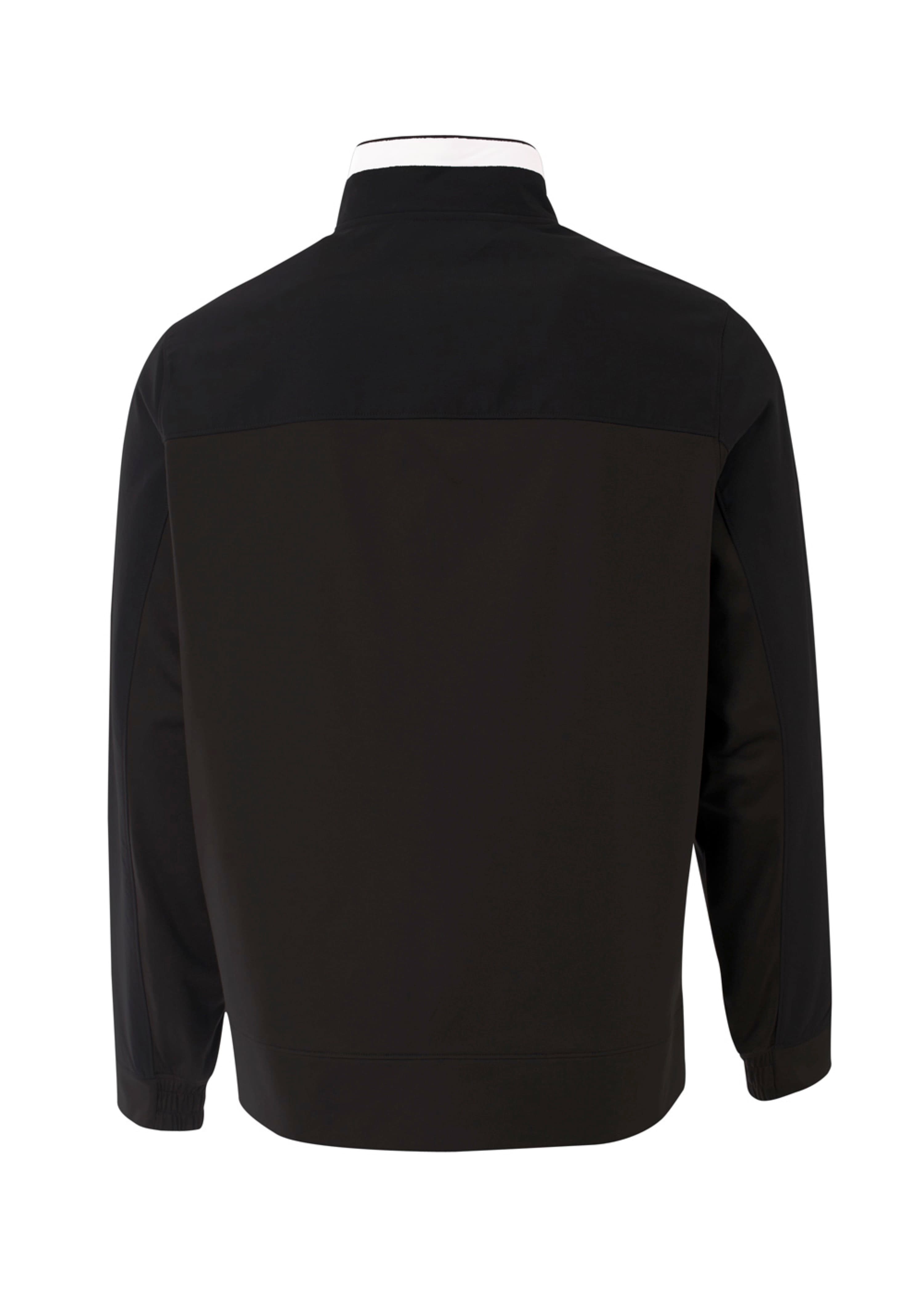 A4 Youth League Full Zip Warm Up Jacket - BLACK/WHITE - back