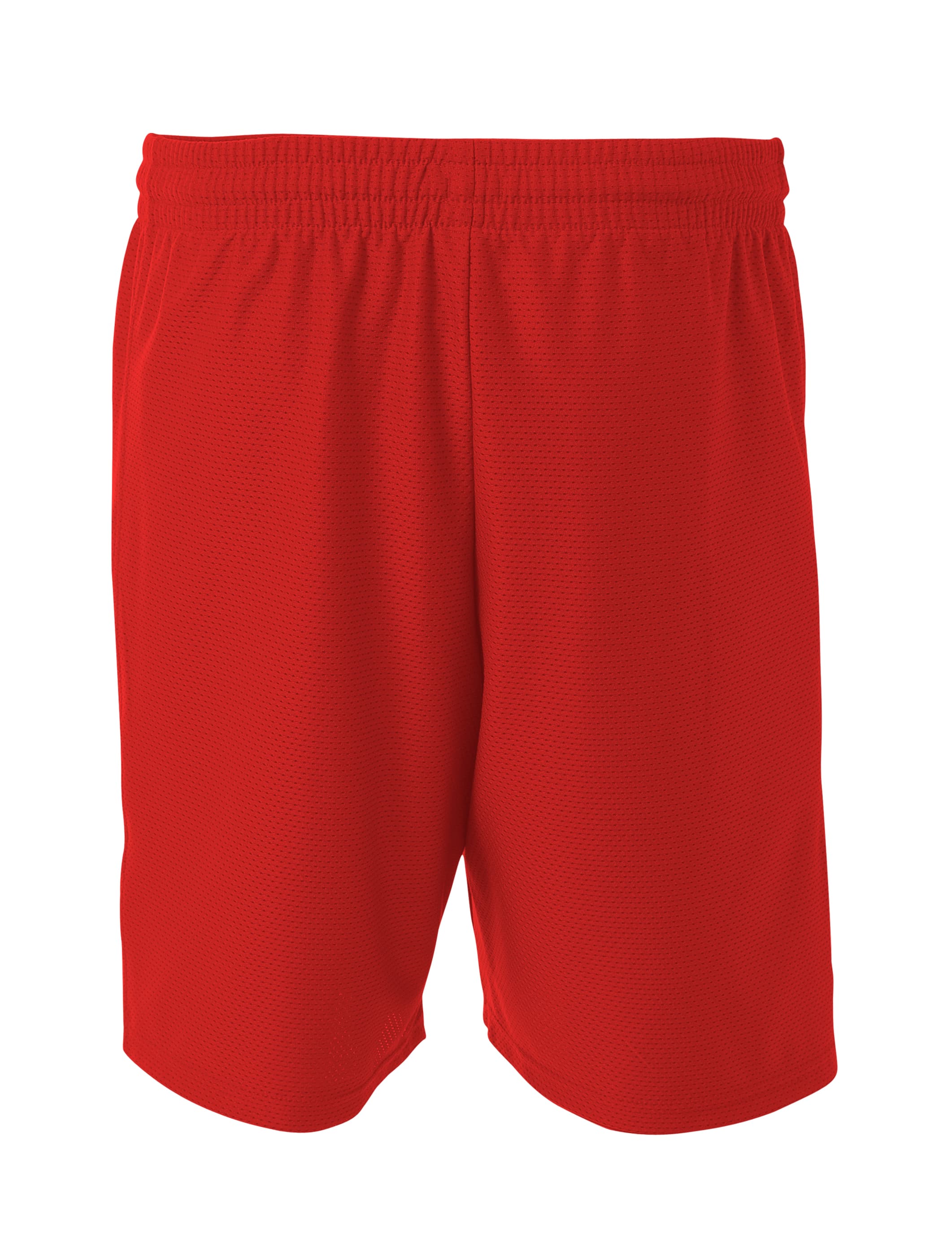 A4 Fast Break Short - SCARLET/WHITE - back