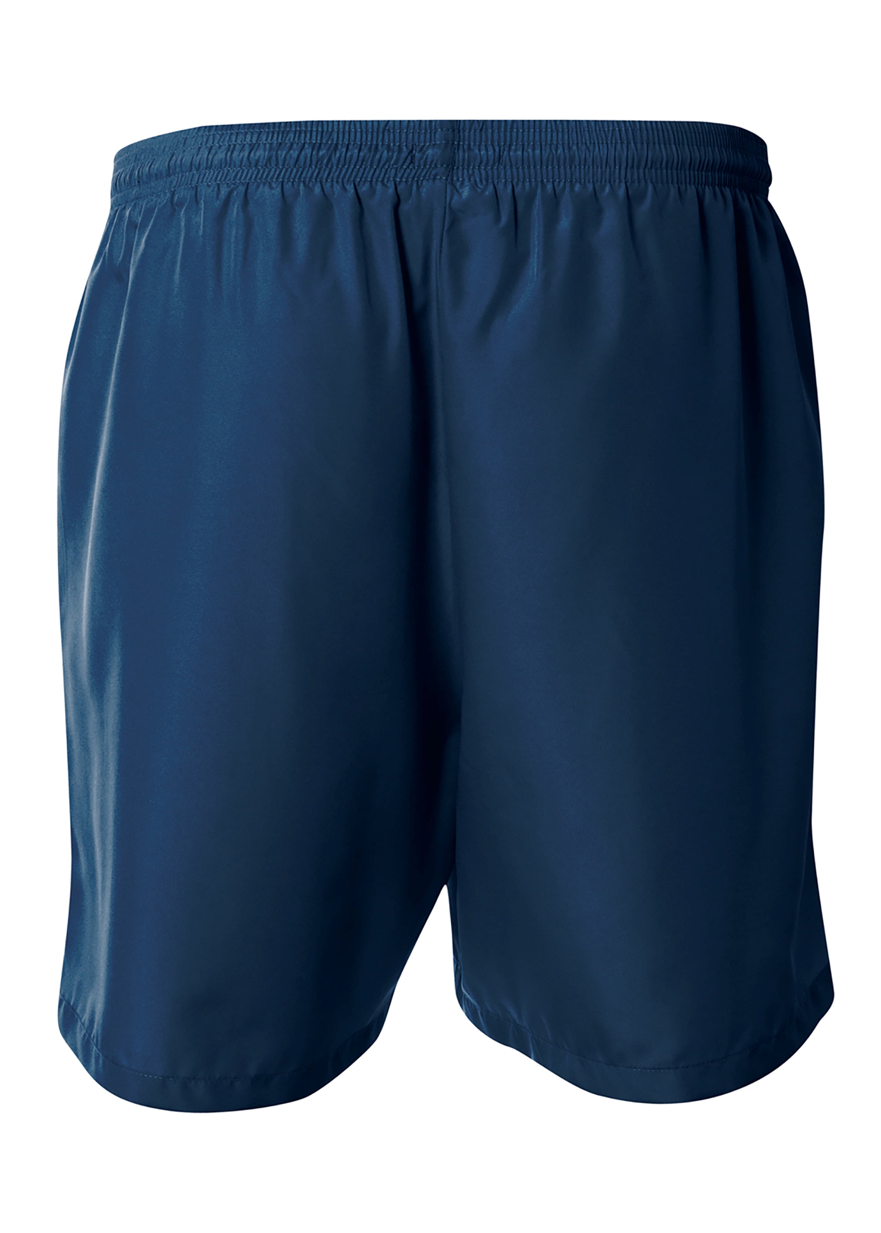 A4 Woven Soccer Short - NAVY - back