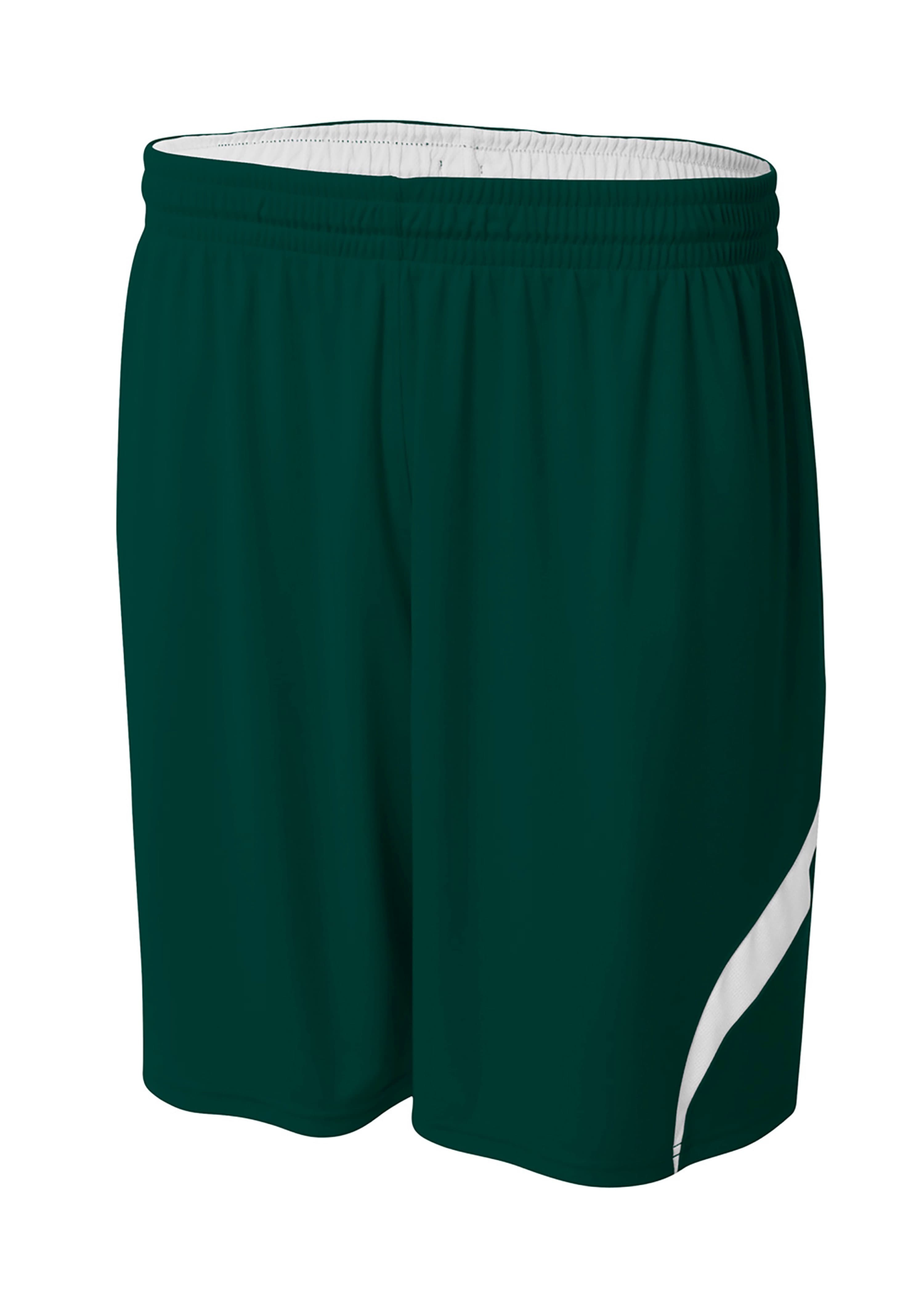 A4 Double Double Short - FOREST/WHITE - front
