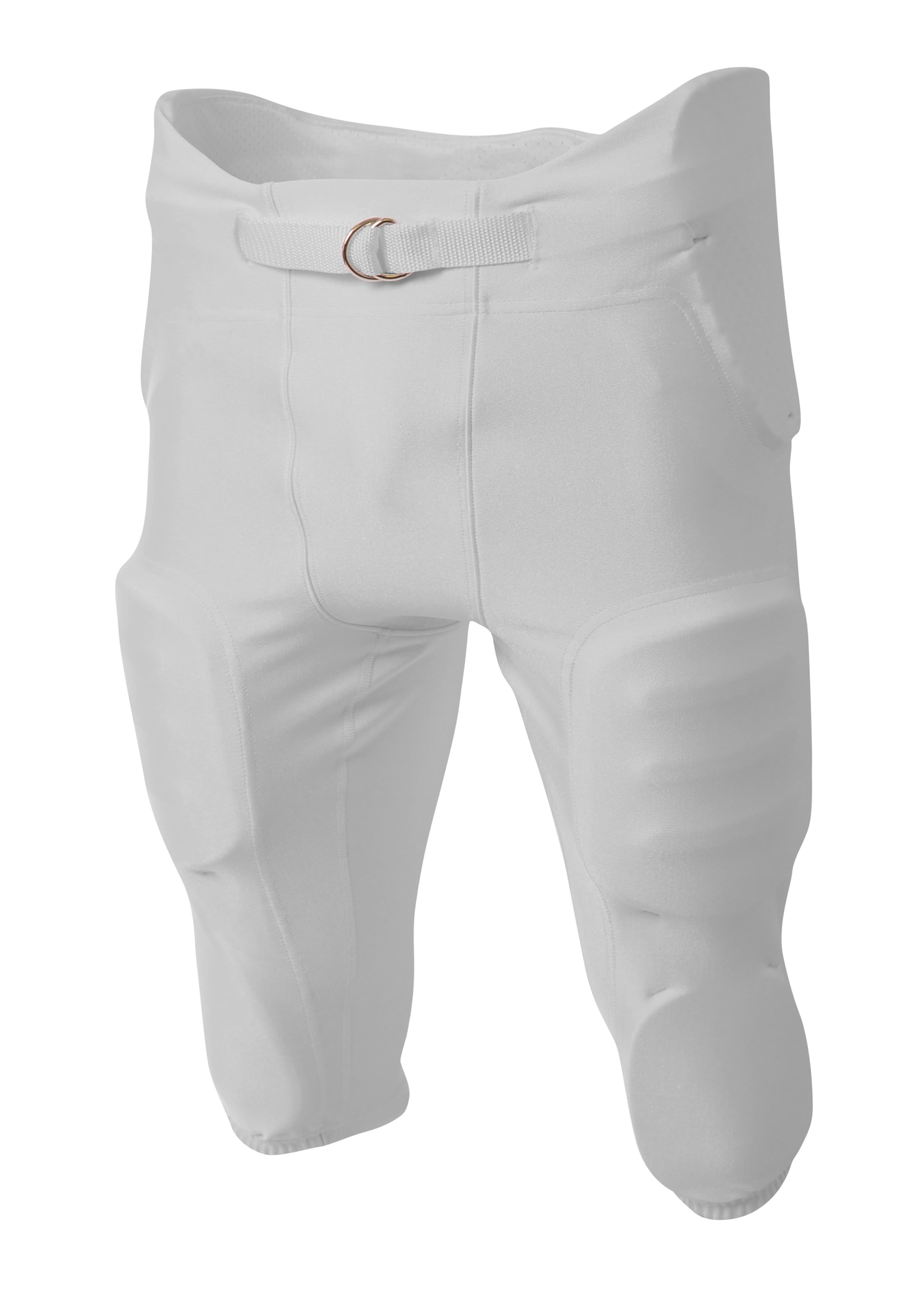 A4 Integrated Zone Football Pant - SILVER - front
