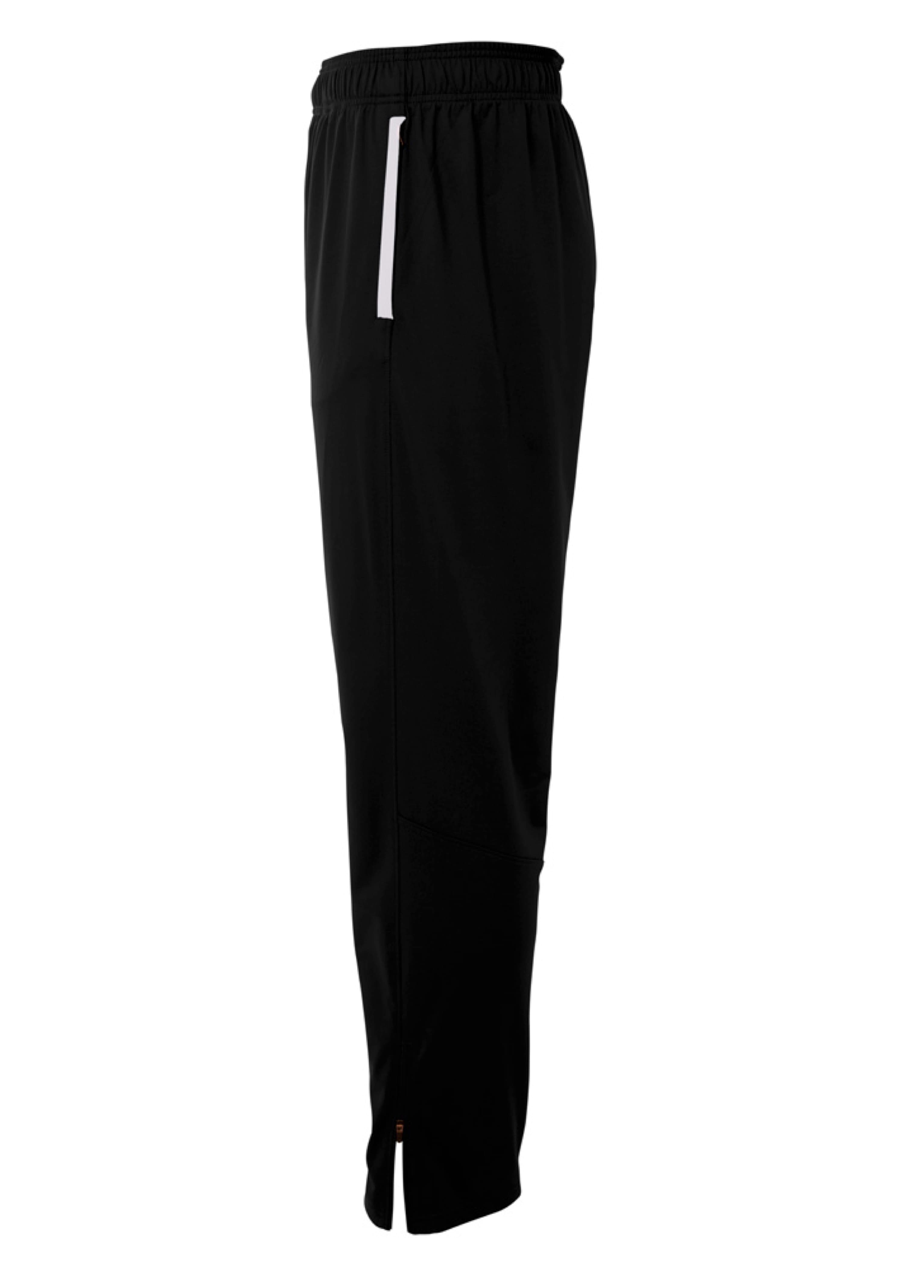 A4 Youth League Warm Up Pant - BLACK/WHITE - side