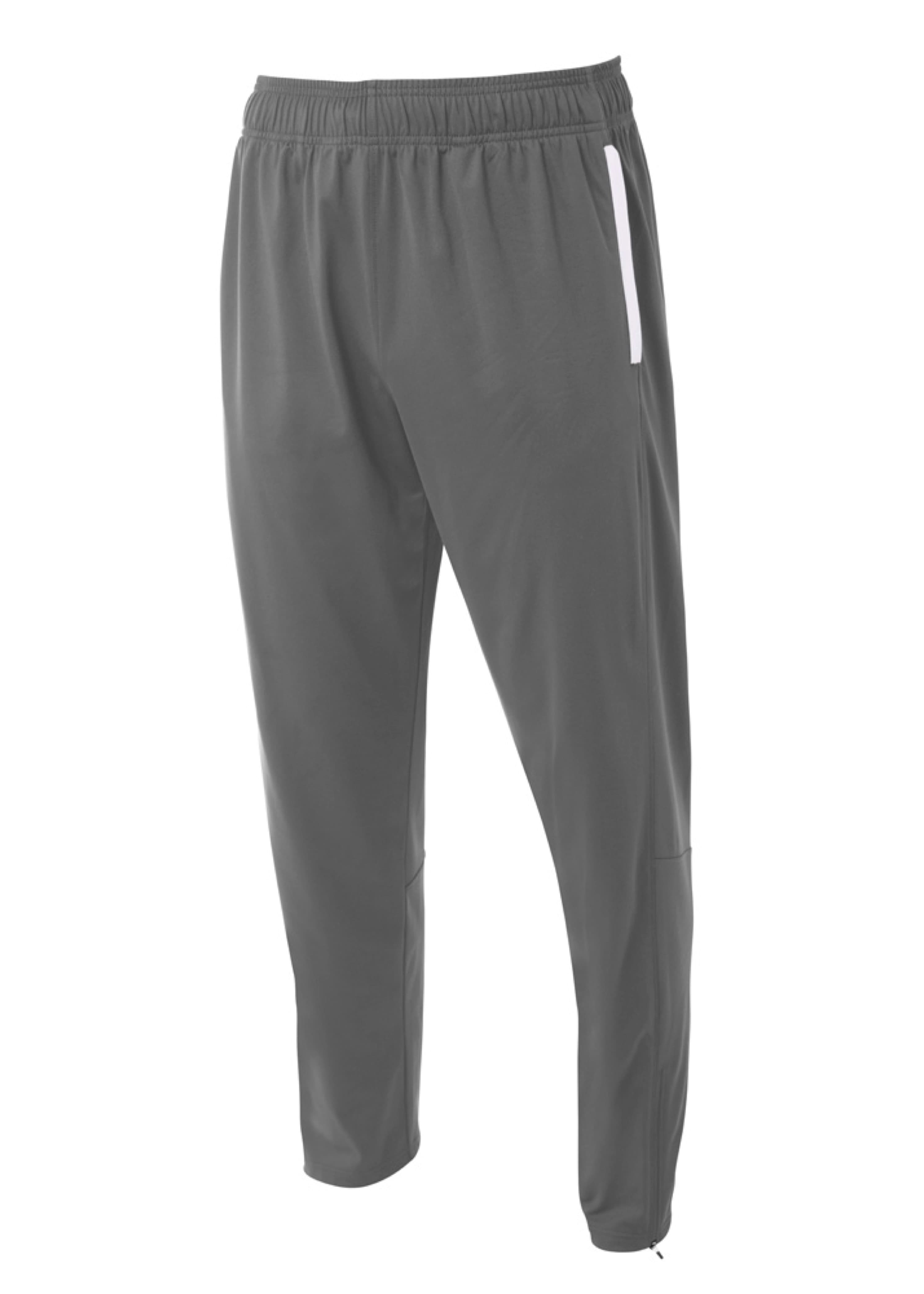 A4 Youth League Warm Up Pant - GRAPHITE/WHITE - front