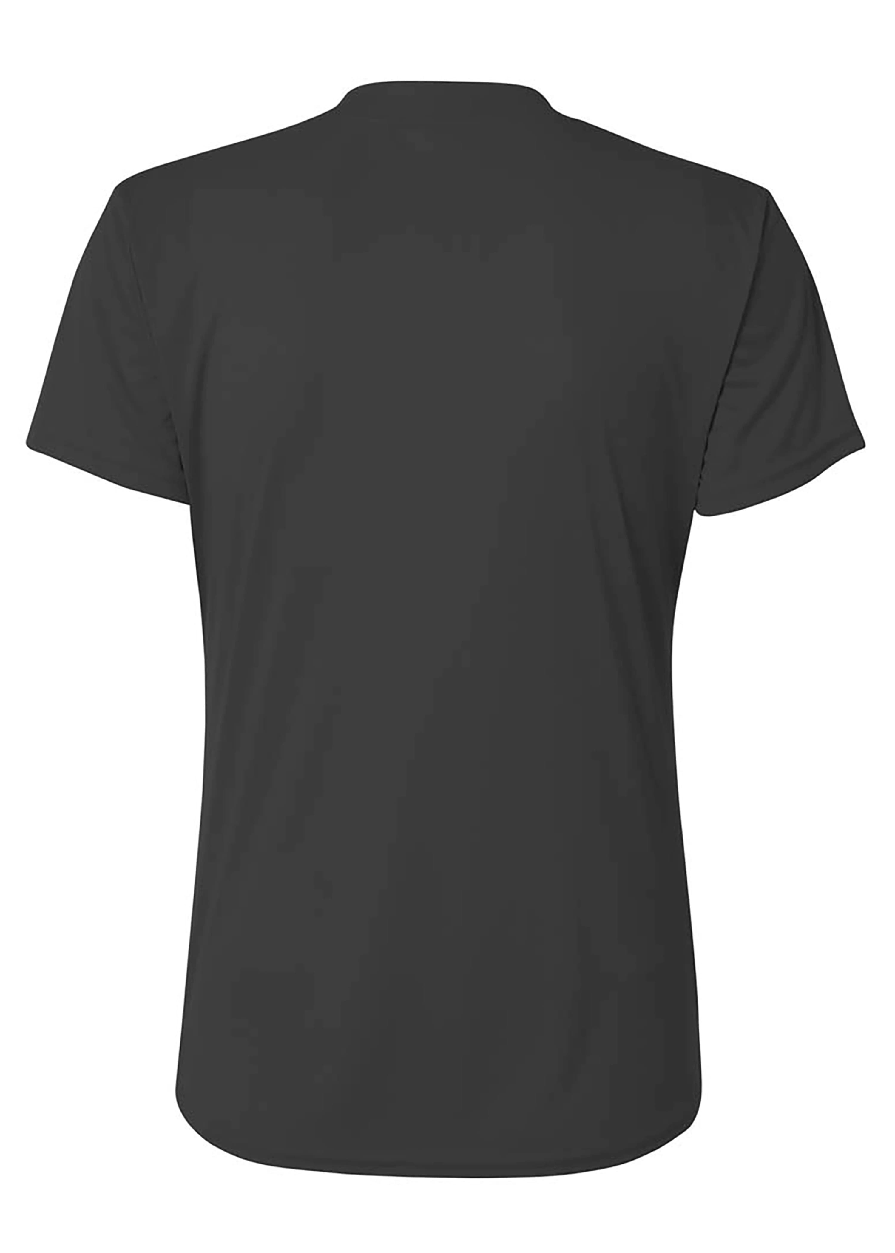 A4 Tek 2-Button Henley - BLACK - back
