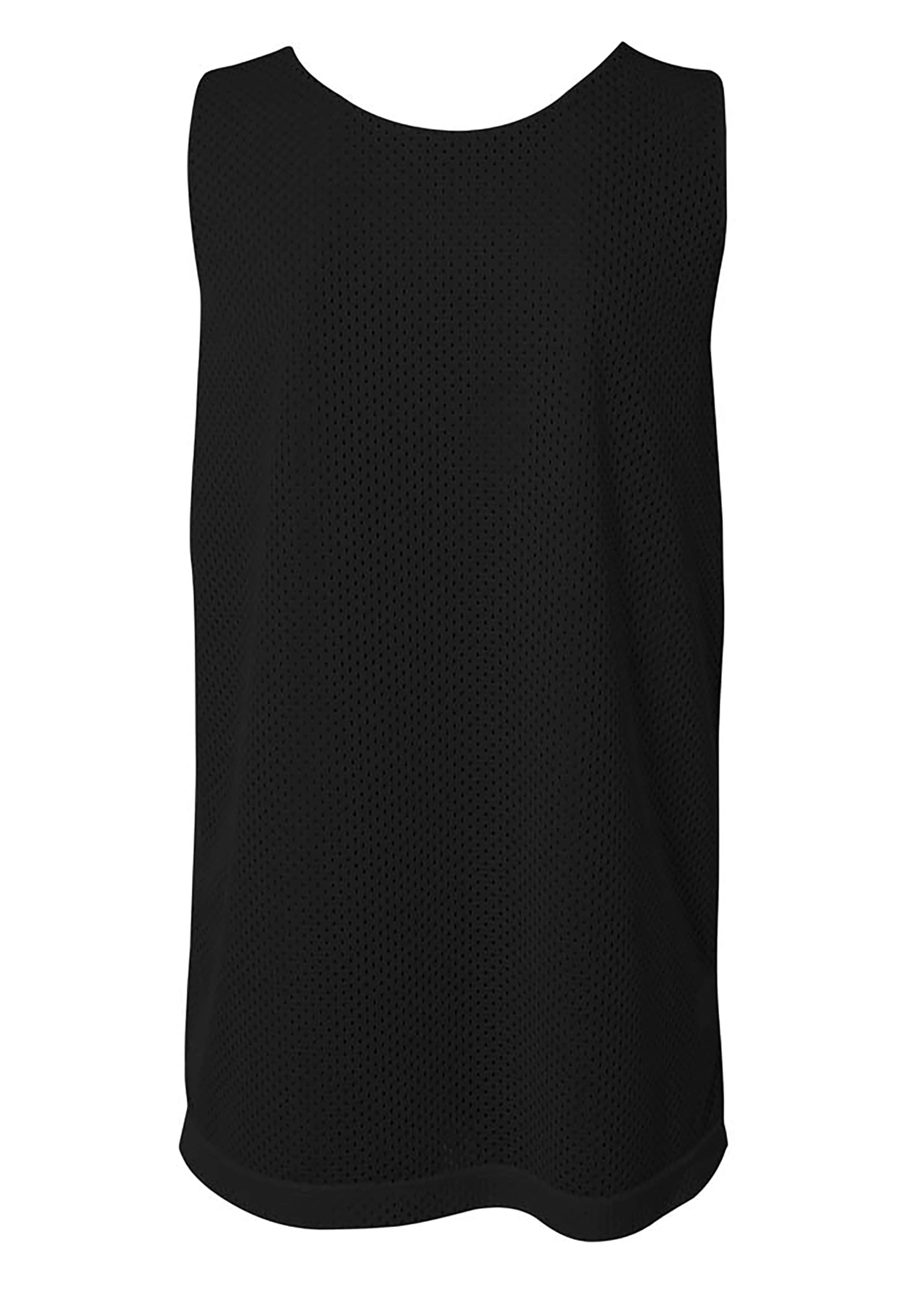 A4 Reversible Mesh Tank - BLACK/WHITE - back