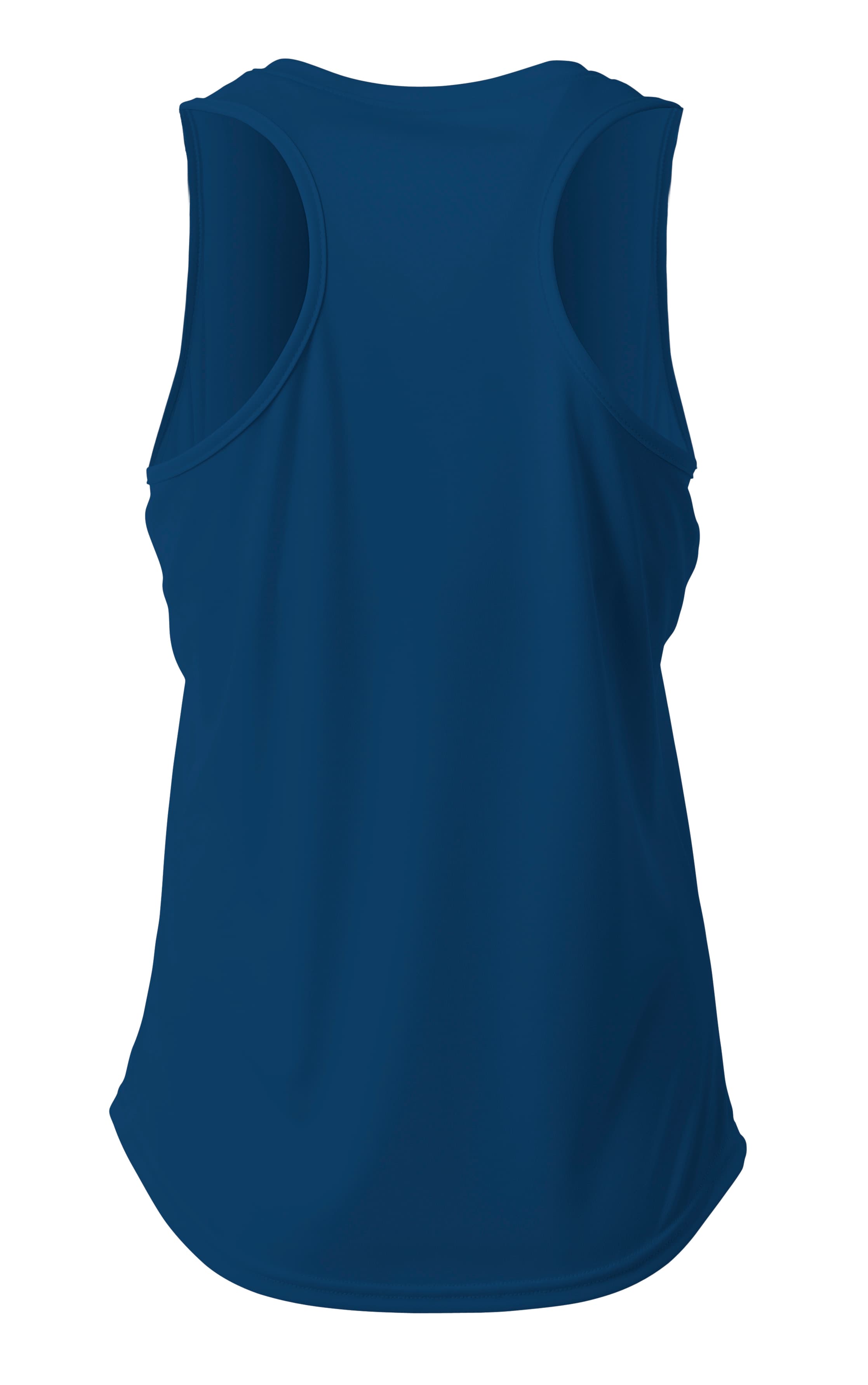 A4 Athletic Racerback Tank - NAVY - back