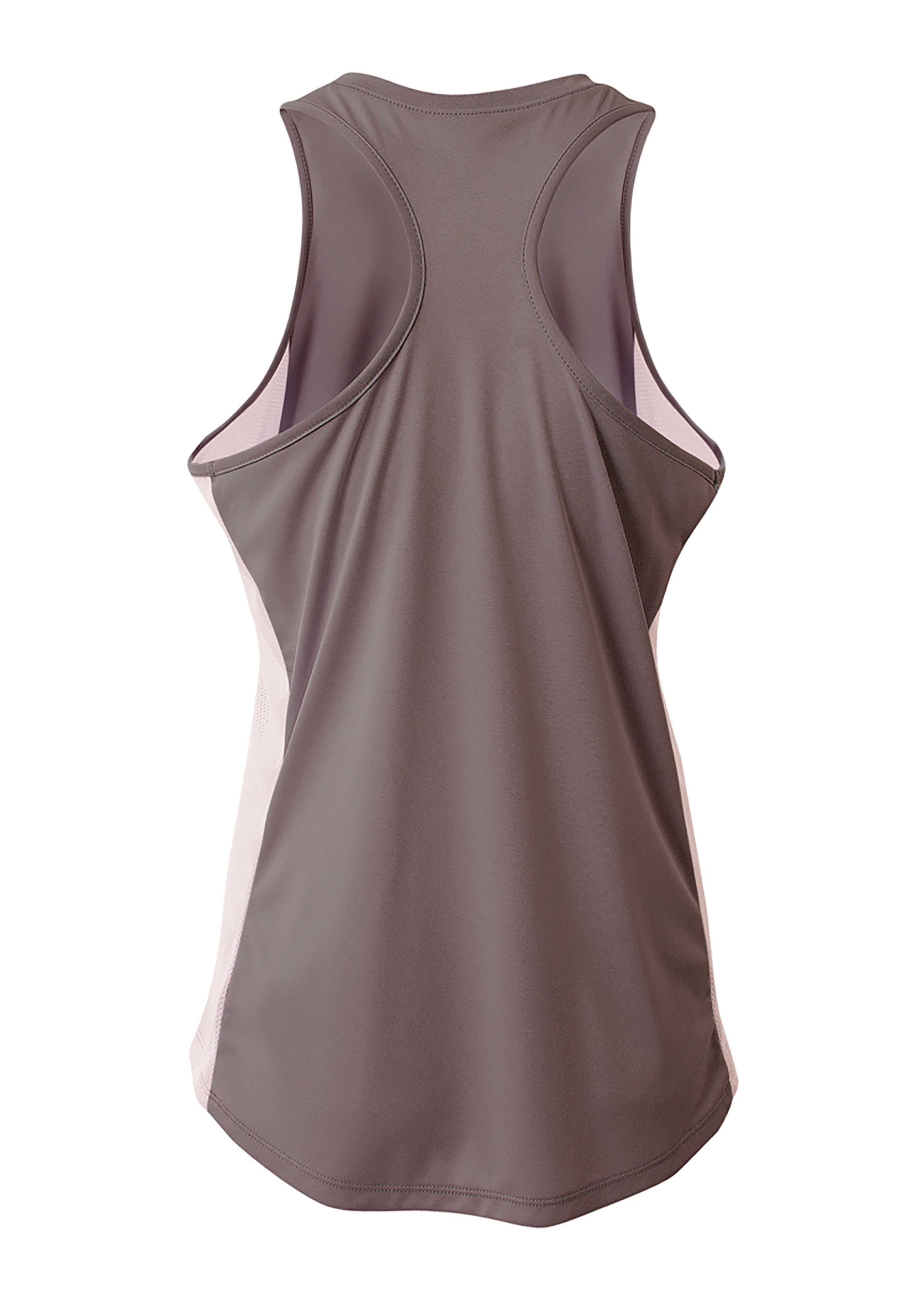 A4 Pacer Singlet with Racerback - GRAPHITE/WHITE - back