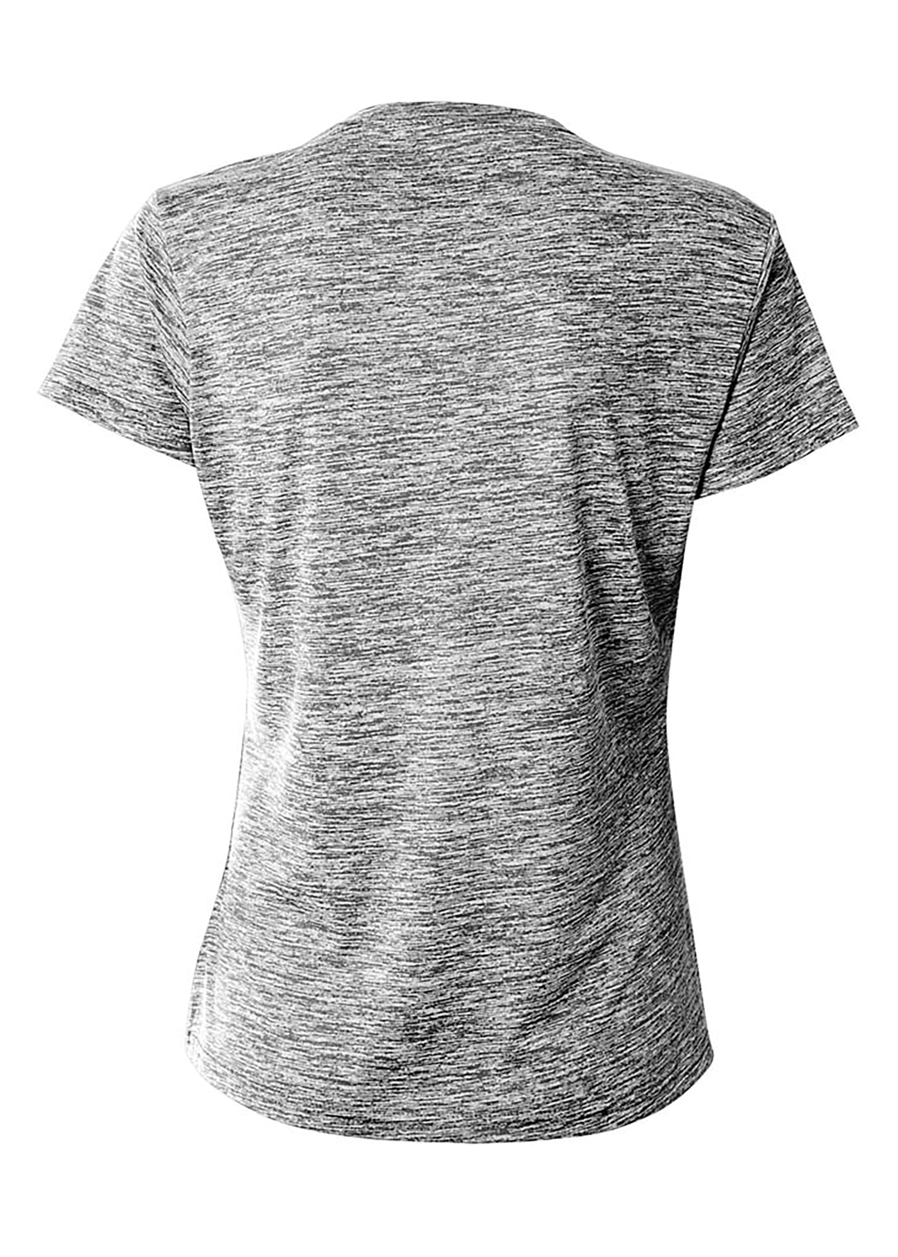 A4 Space Dye Tech Tee - BLACK - back