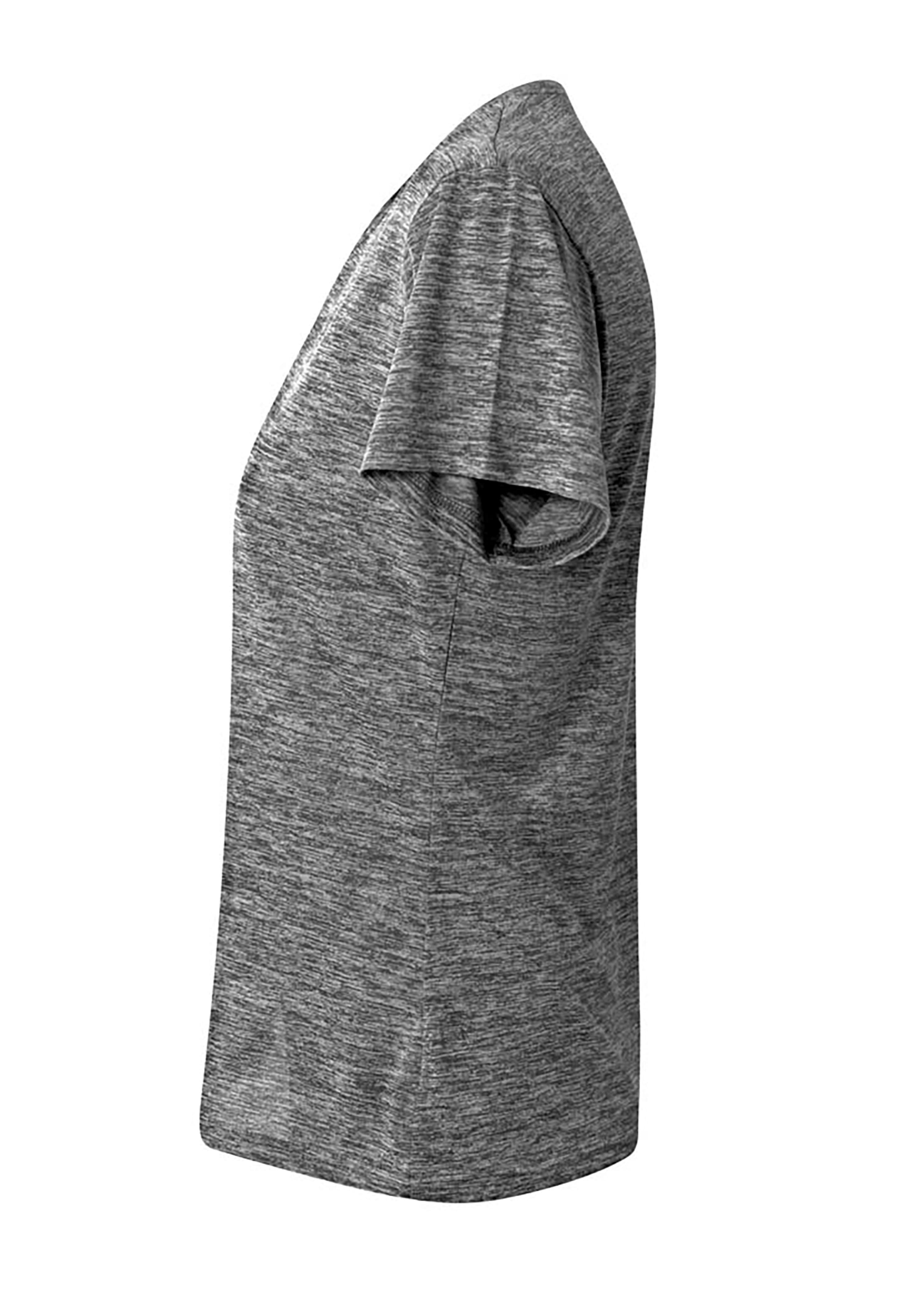 A4 Space Dye Tech Tee - BLACK - side