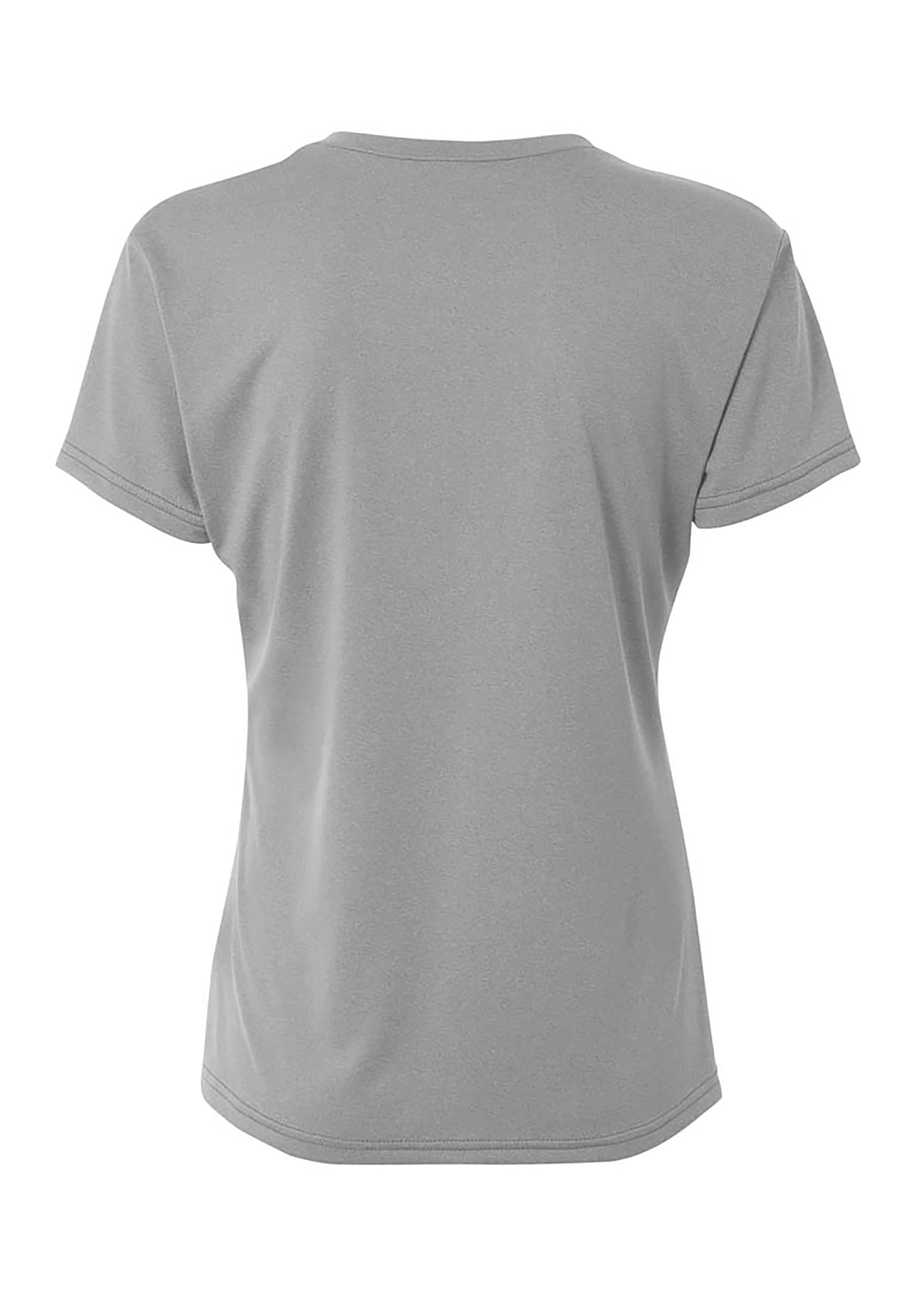 A4 Topflight Heather Tee - ATHLETIC HEATHER - back