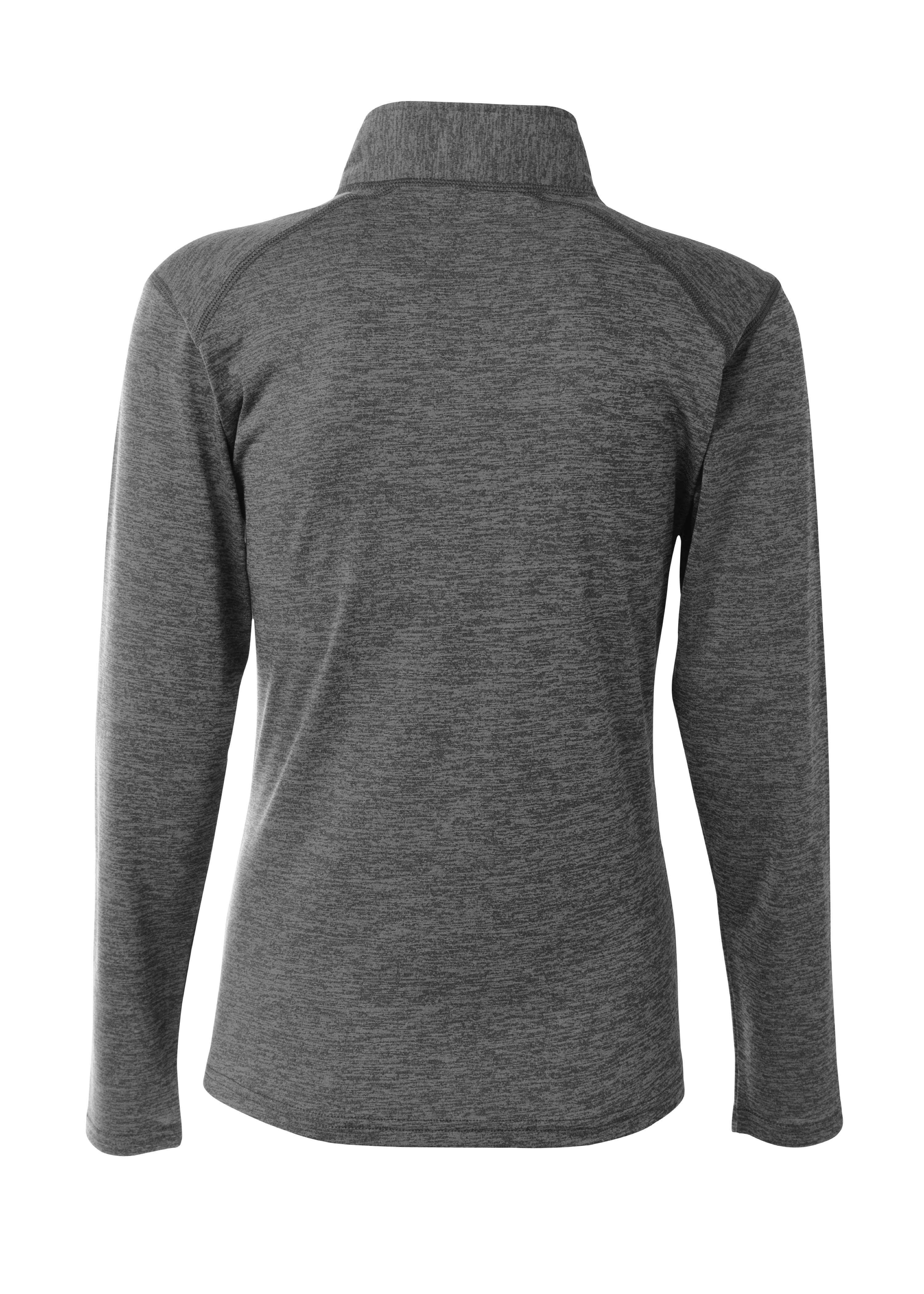 A4 Women's Inspire Quarter Zip - CHARCOAL - back
