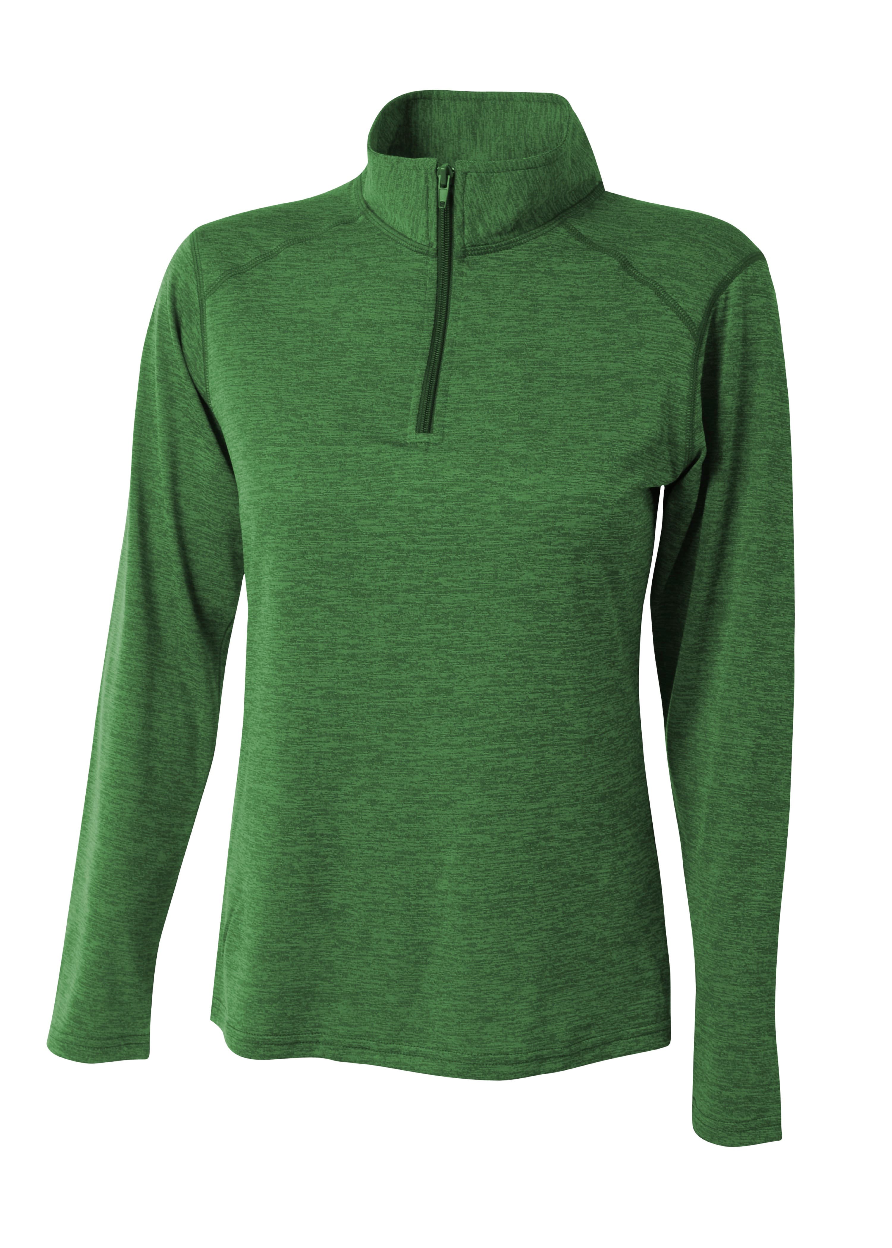 A4 Women's Inspire Quarter Zip - KELLY - front