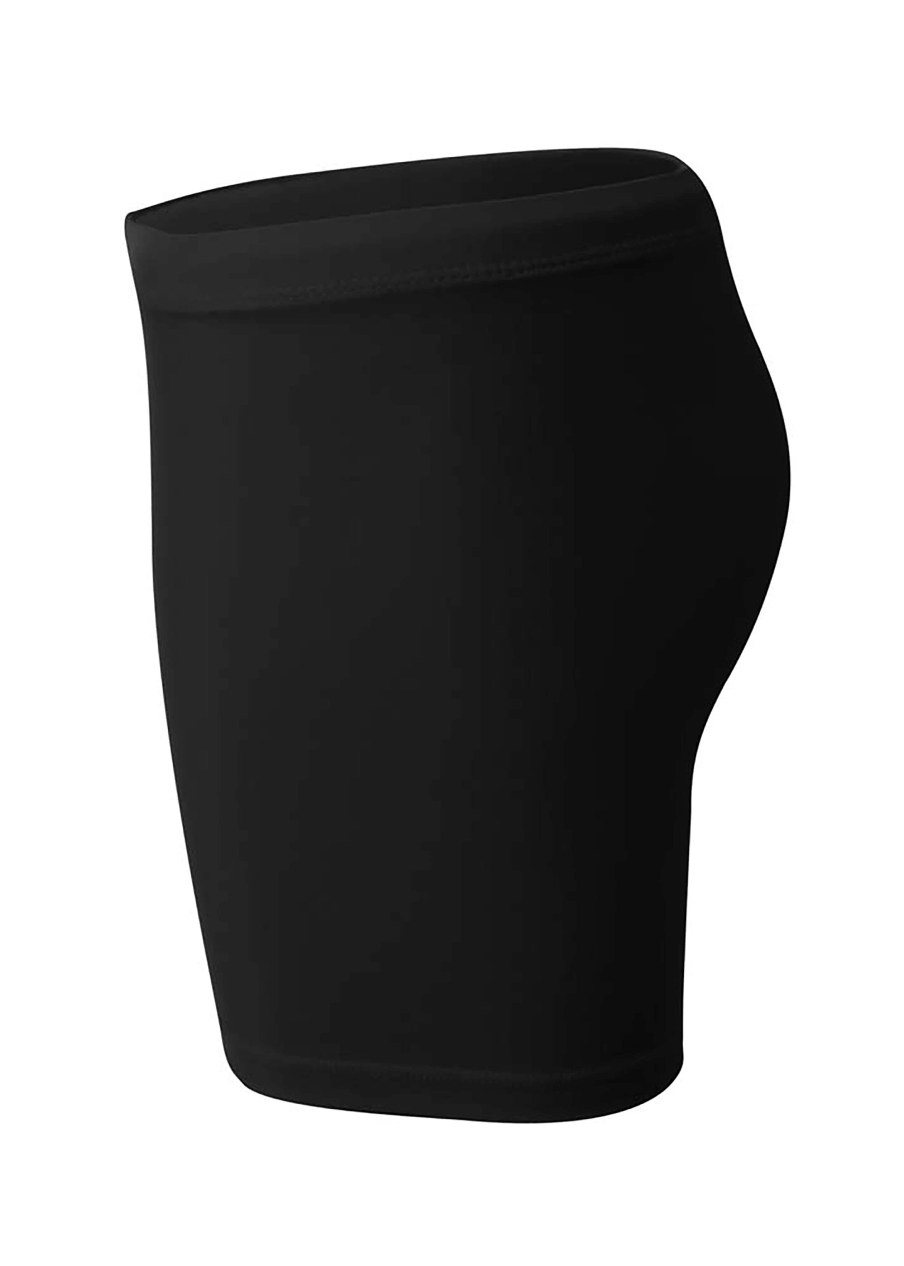 A4 4" Compression Short - BLACK - side