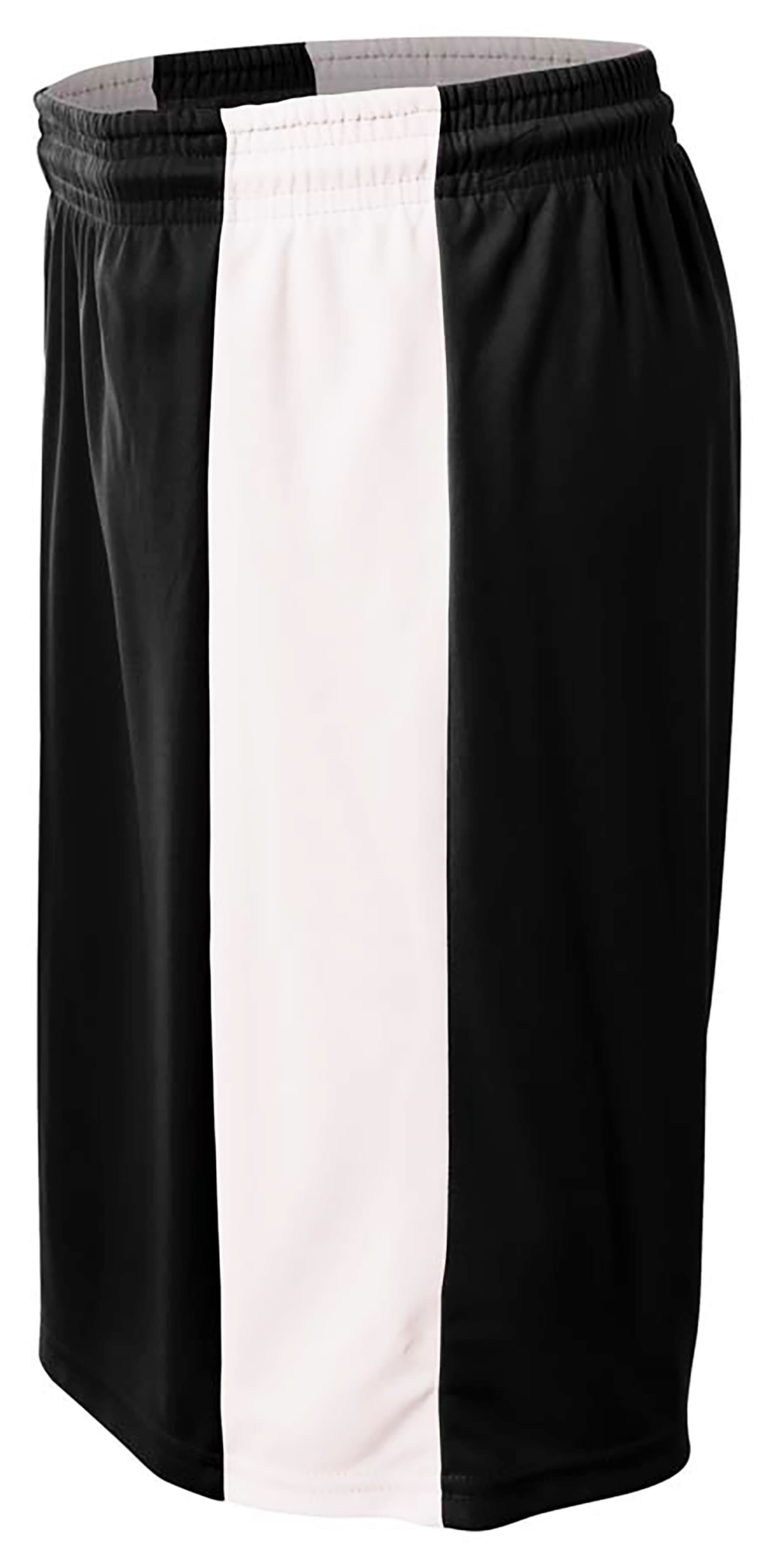 A4 6" Women's Reversible Moisture Managemen - BLACK/WHITE - side