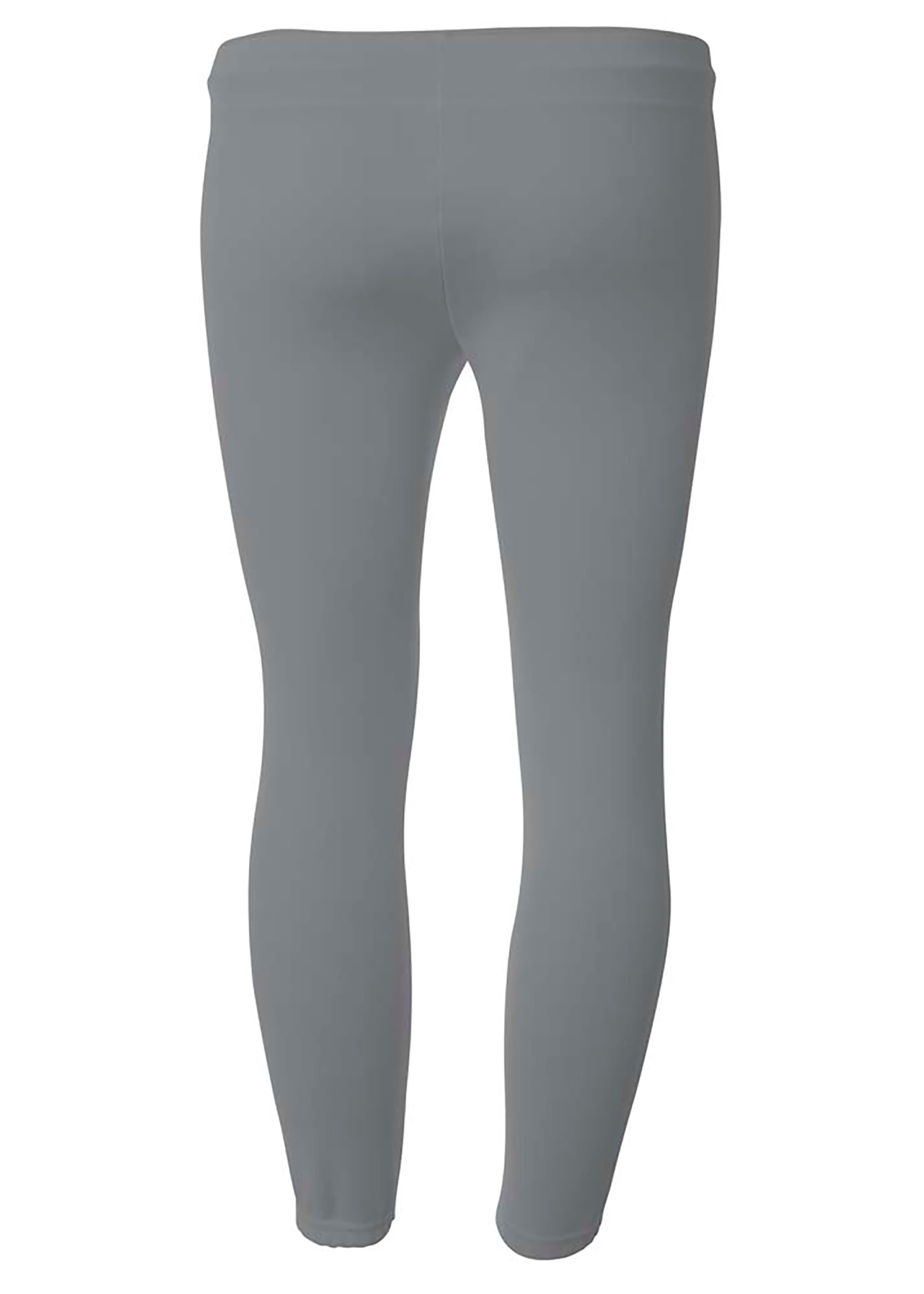 A4 Softball Pant - GREY - back