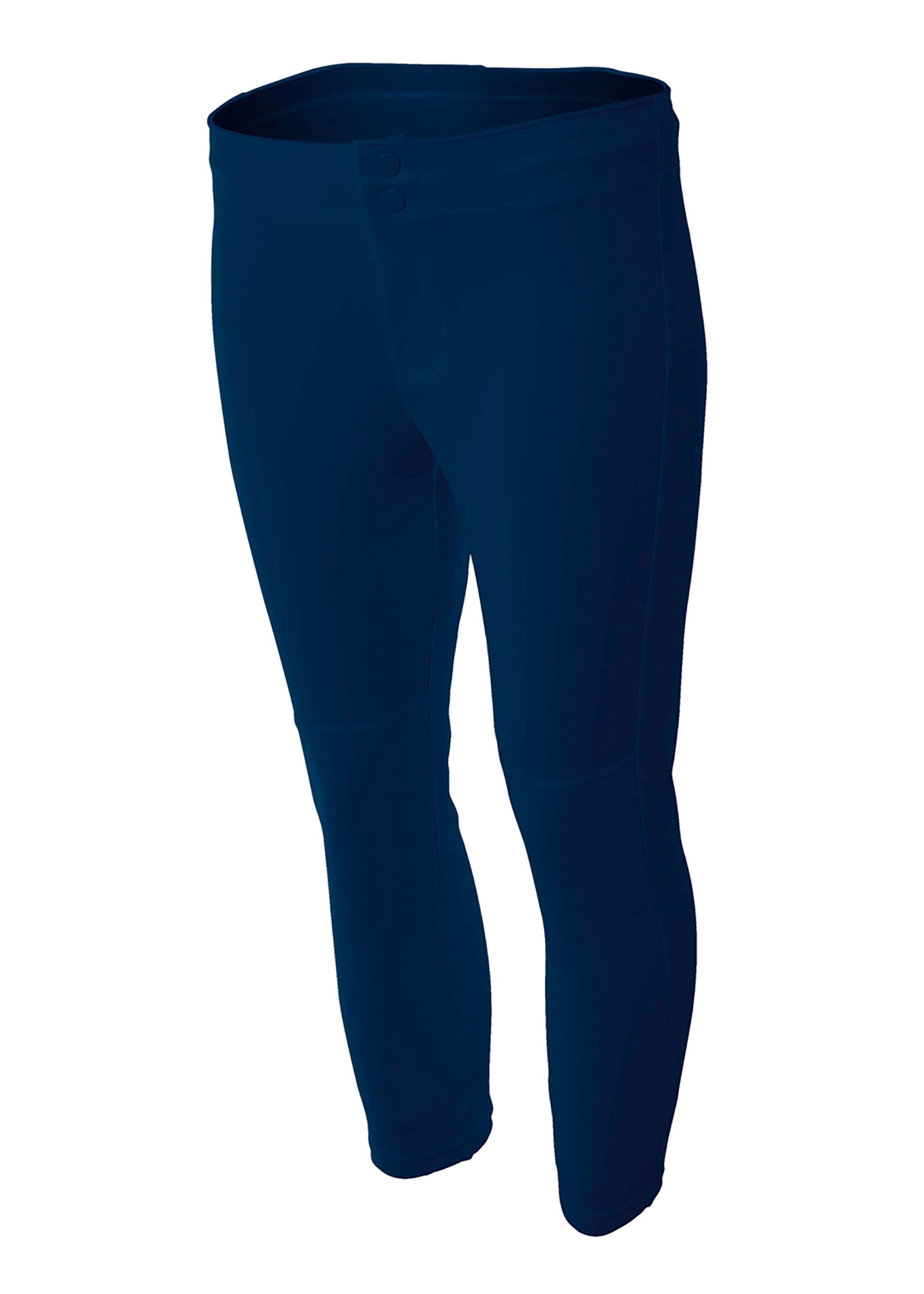 A4 Softball Pant - NAVY - front