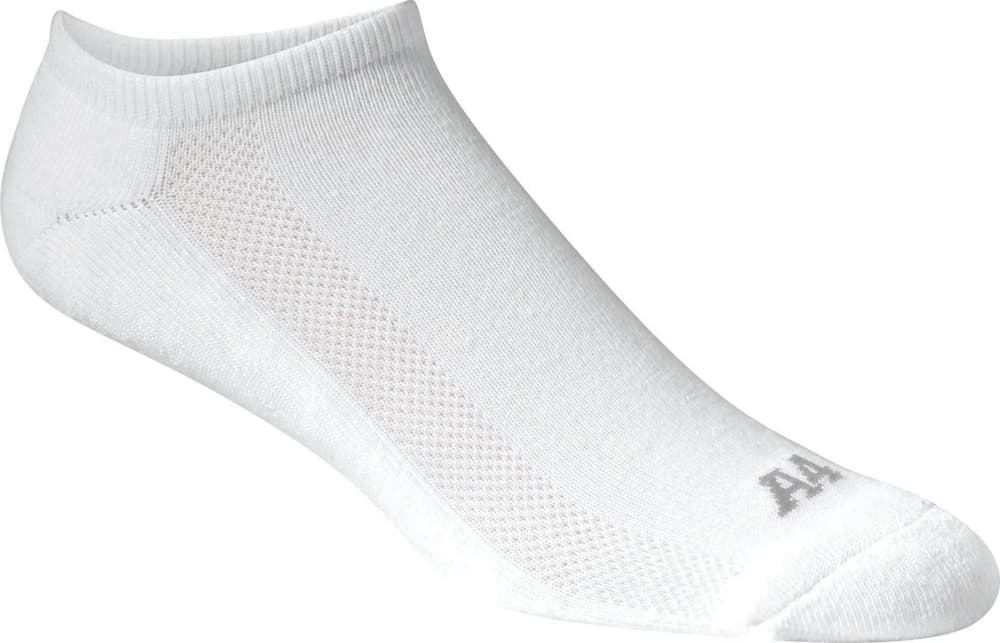 A4 Performance No Show Socks - WHITE - front